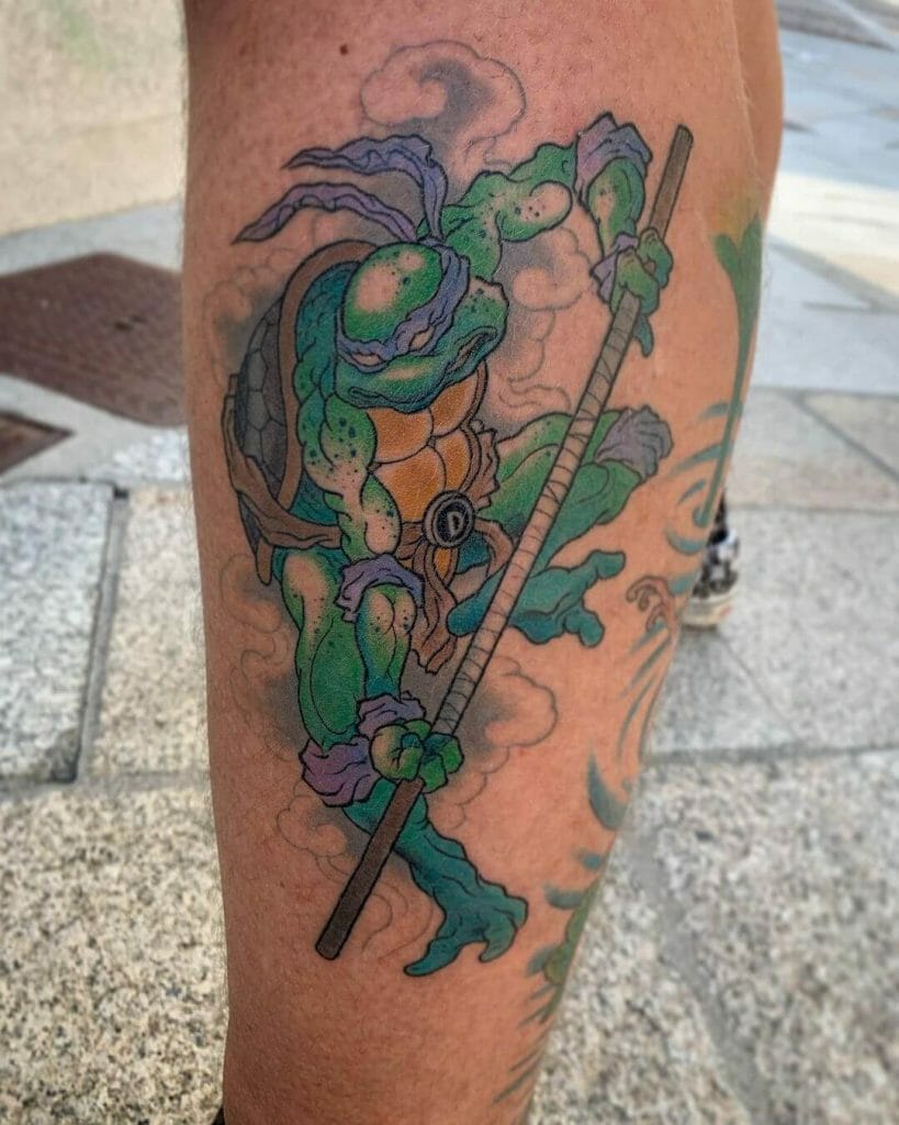 Donatello The Turtle Ninja Tattoo