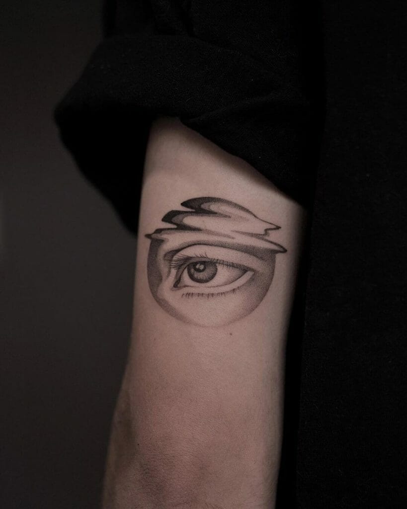 Eye On Forearm Tattoo
