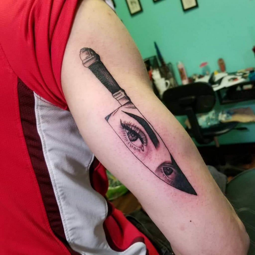 Eyelash Butcher Knife Tattoos