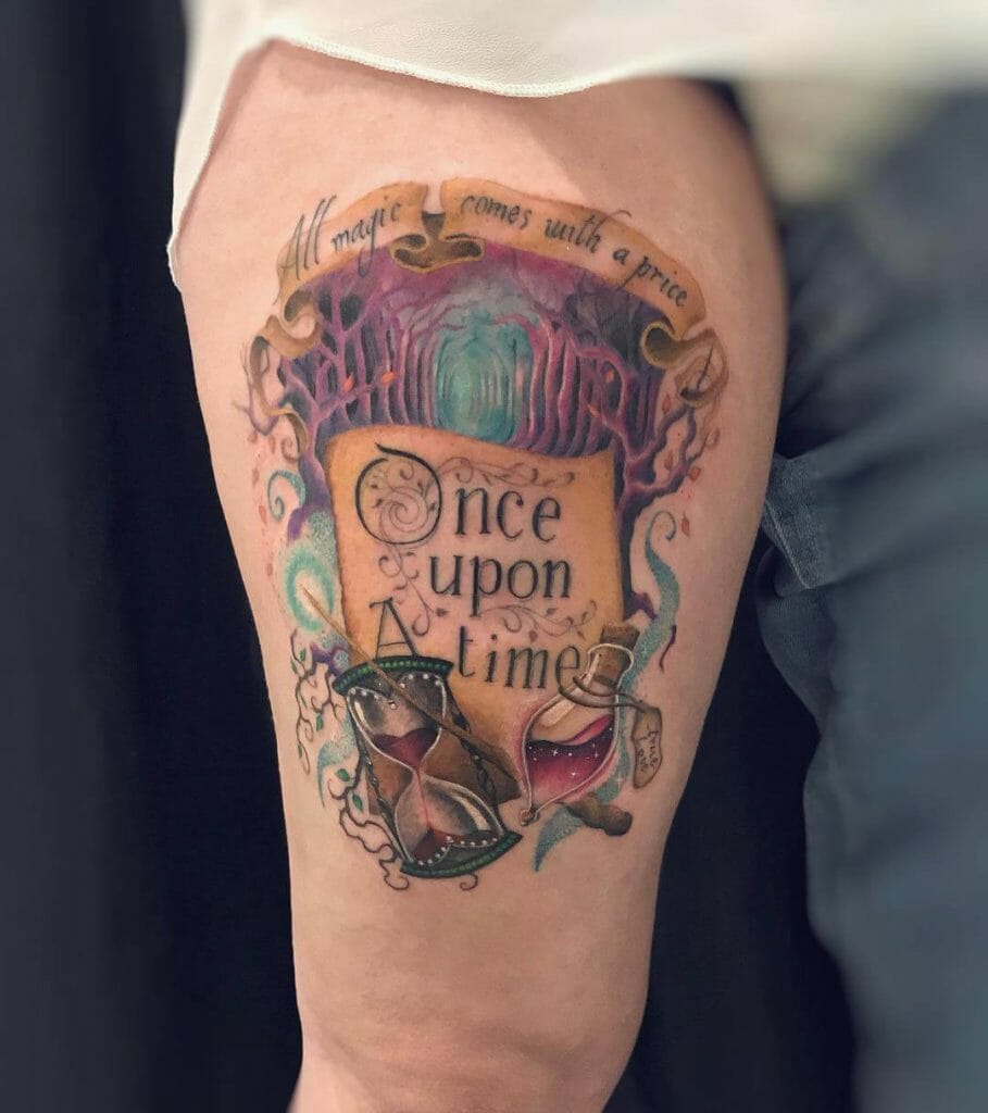 Fairy Tale Letter Once upon a Time Design