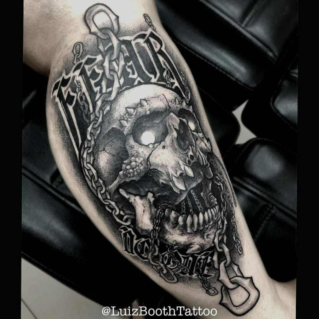 Fear No One Sleeve Tattoos