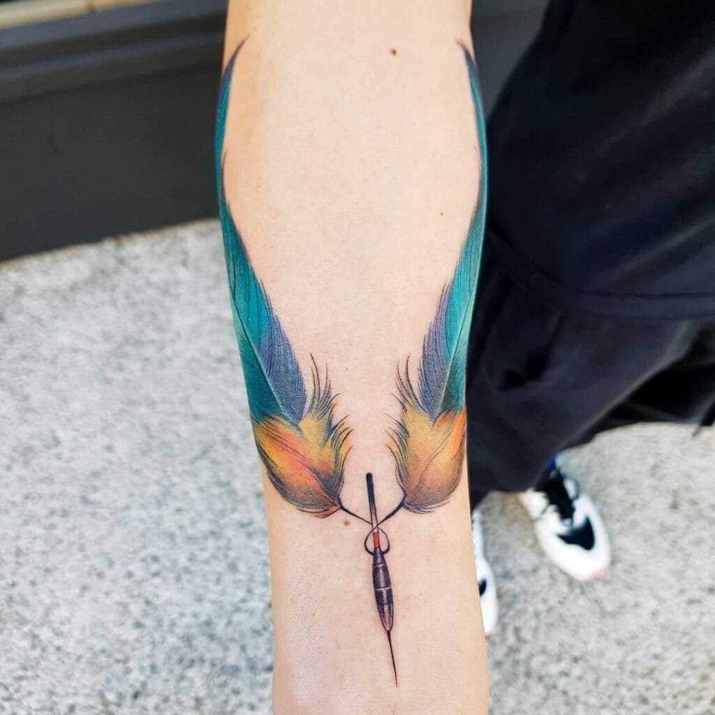 Feather Dart Tattoo