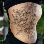 Floral Rib Tattoos