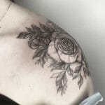 Floral Shoulder Cap Tattoo