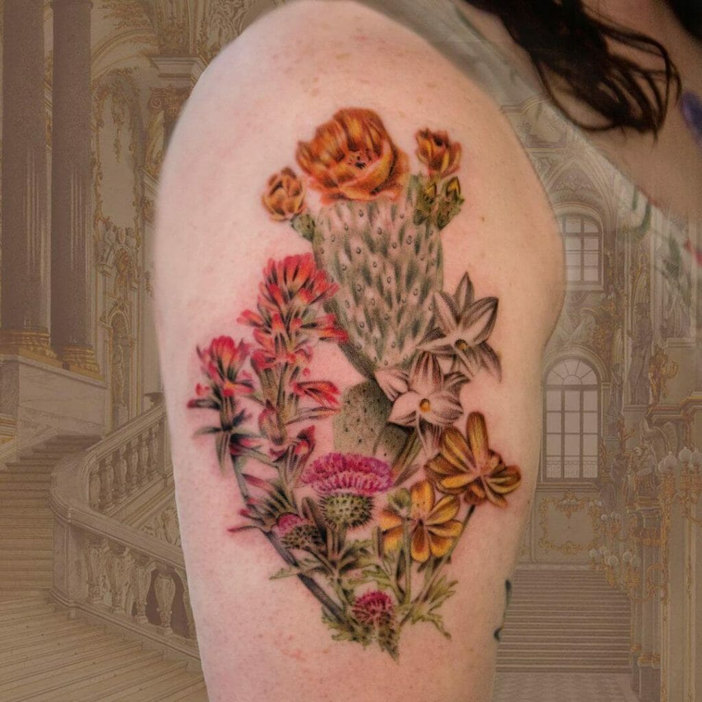 Floral Sleeve Tattoo Ideas