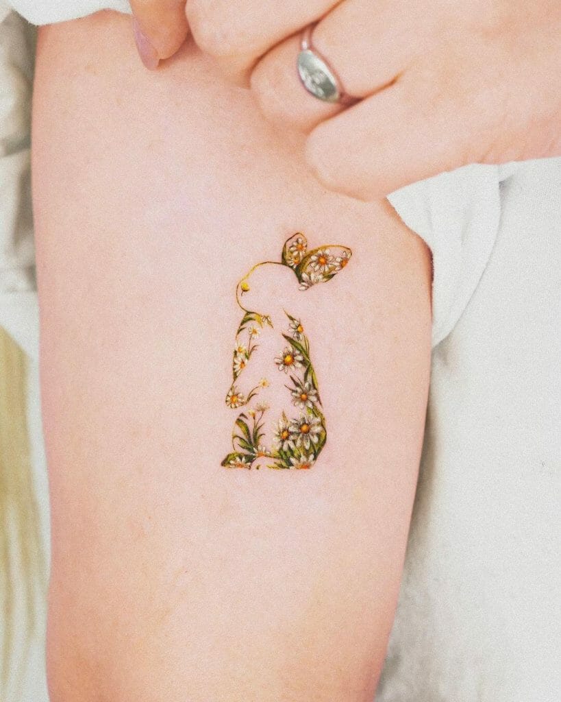 Flower On Hand Tattoo