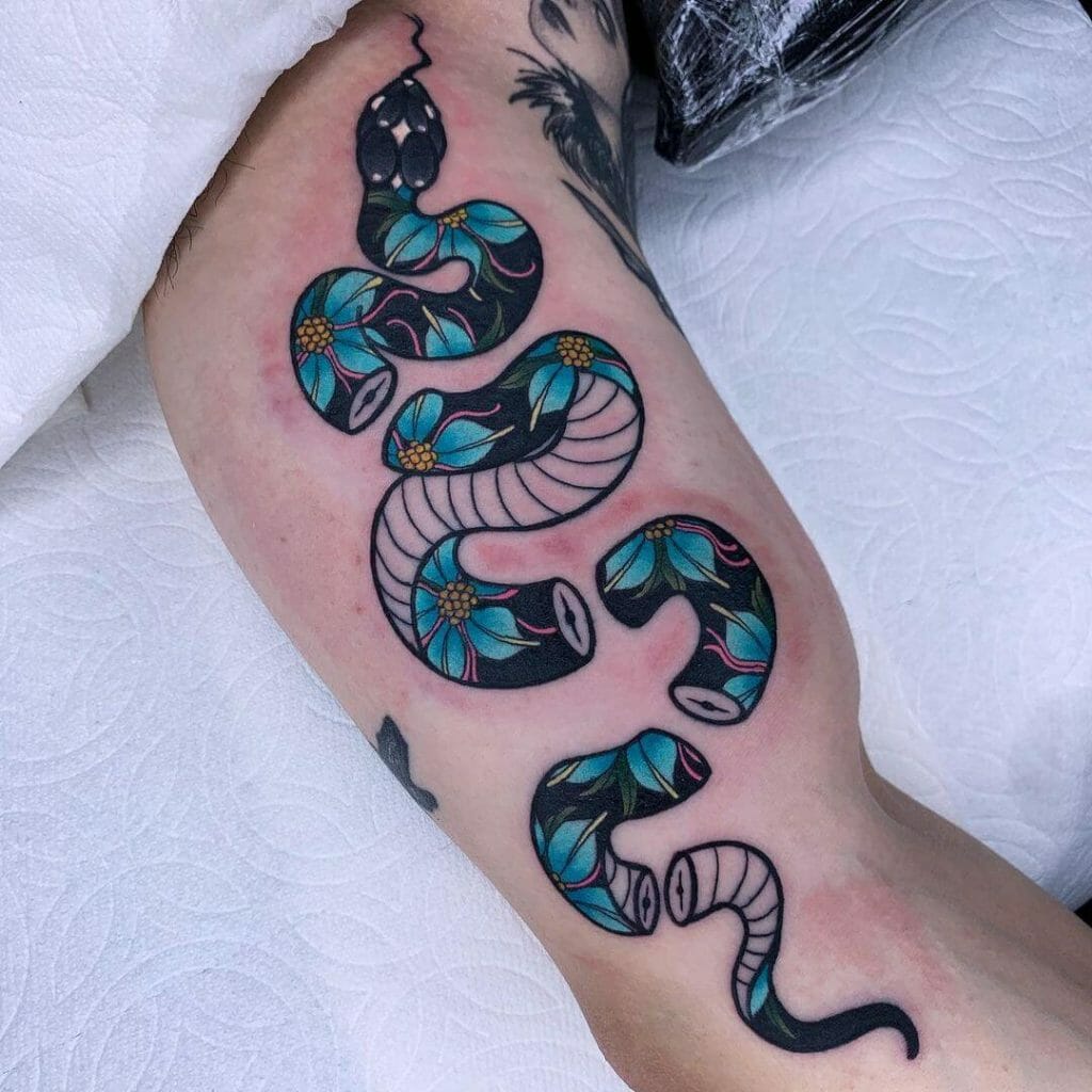 Flower Snake With A Twist