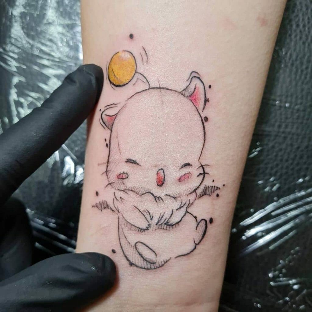 Fluffy Moogle Tattoo