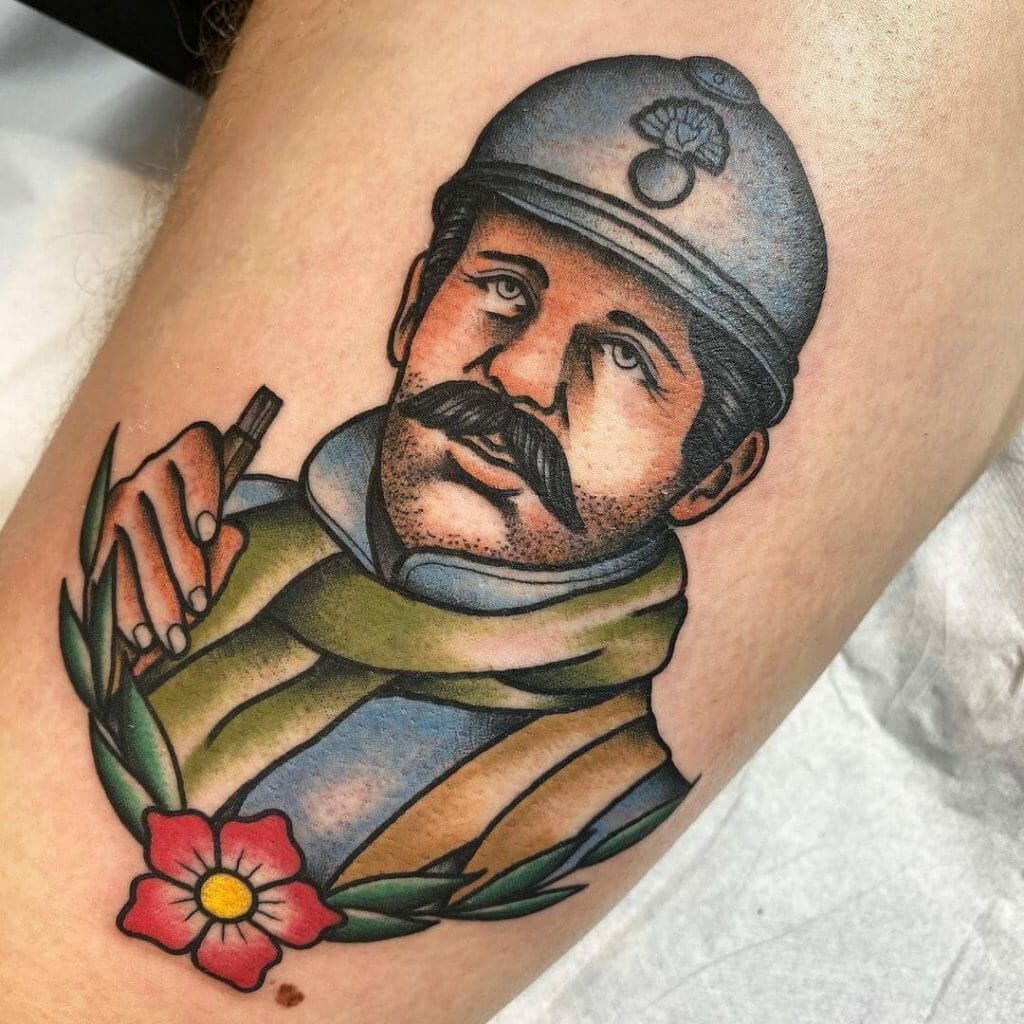 French Soldier Tattoo