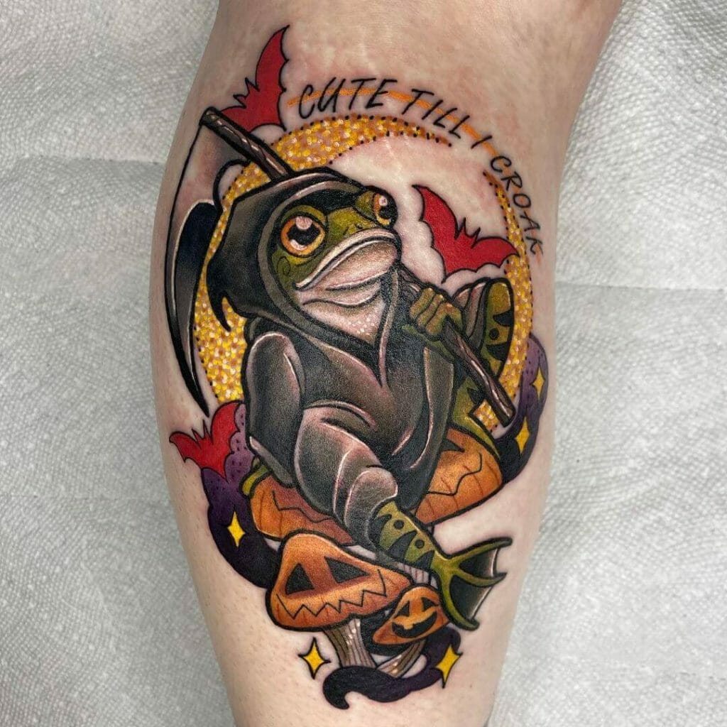 Froggy Reaper Tattoo
