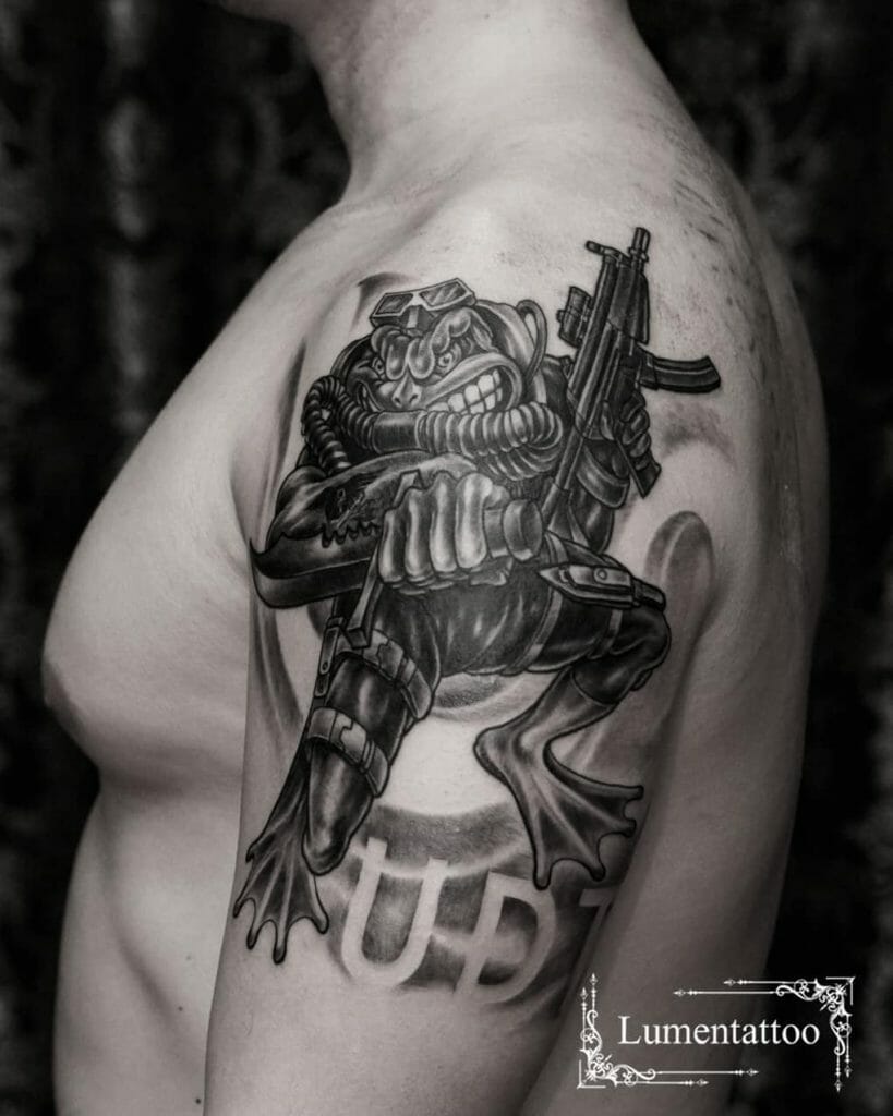 Frogman Navy SEALS Tattoo