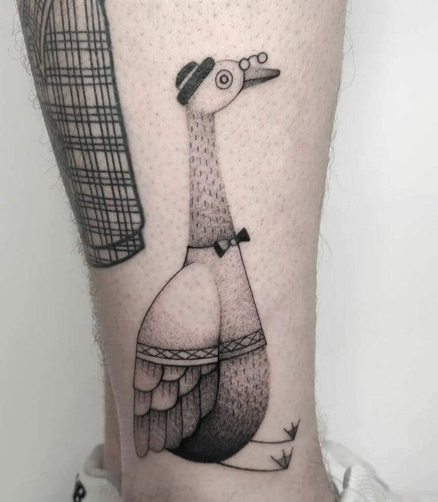 Gentleman Goose Tattoo