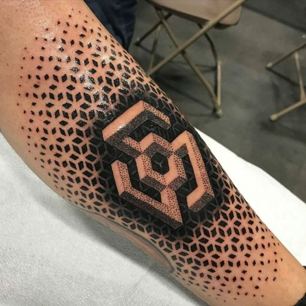Geometric Half Sleeve Tattoo