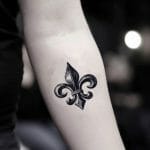 Girly Fleur De Lis Tattoo