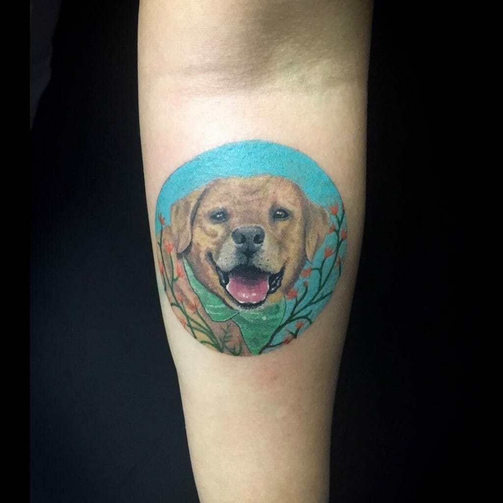 Golden Labrador Tattoo