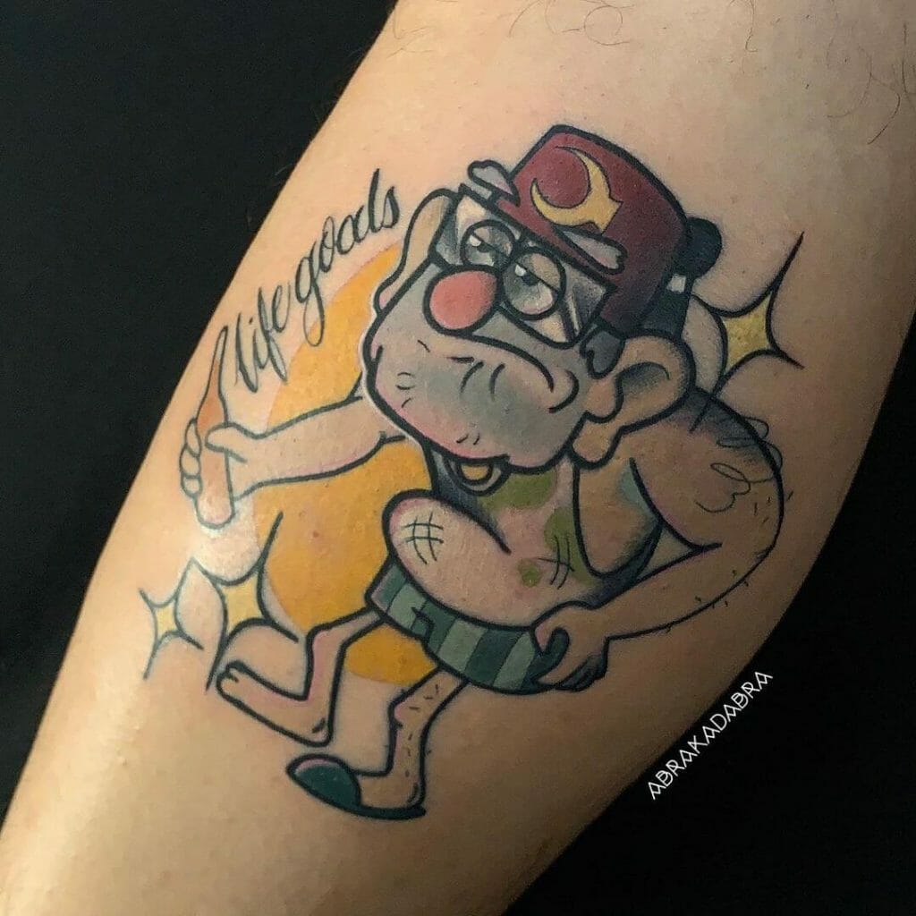 Gravity Falls Stan Tattoo