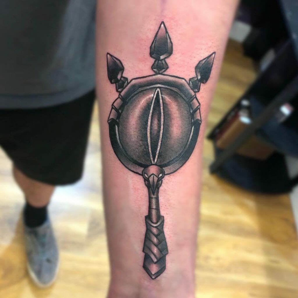 Greyscale The Lens Of Truth Tattoo Design