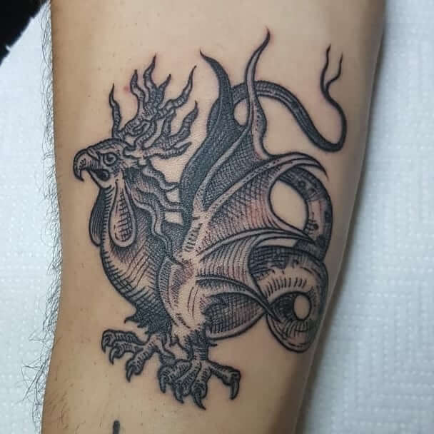 Griffin From Ancient Times Tattoo