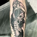 Grim Reaper Hand Tattoos