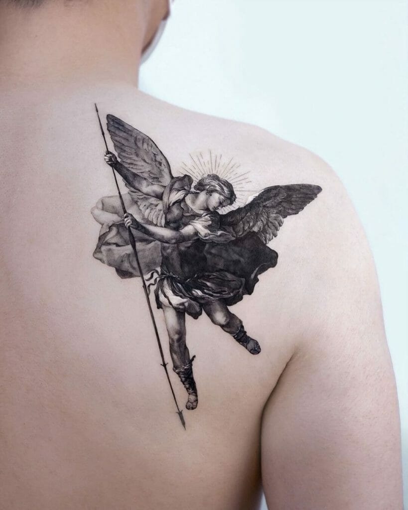 Guardian Angel tattoos