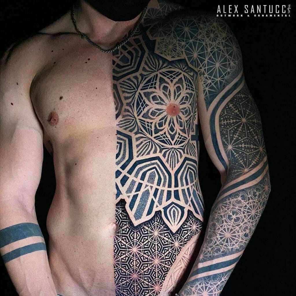 Half Bodysuit Tattoo