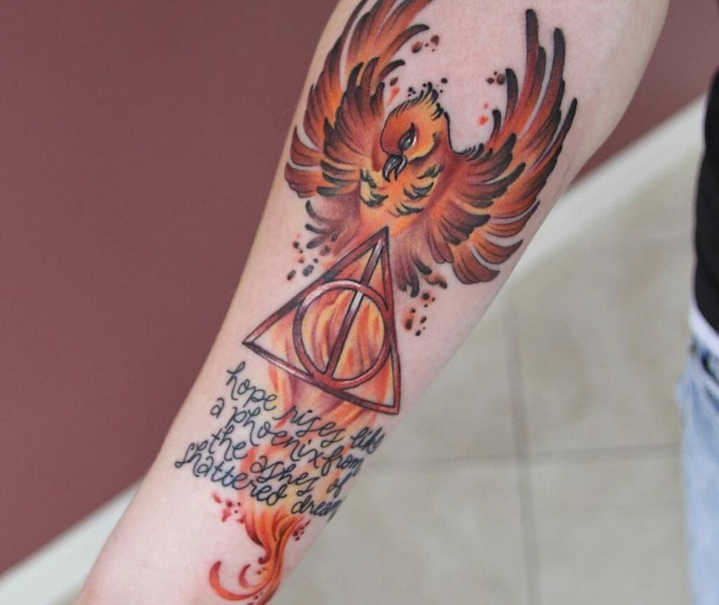 Harry Potter Phoenix Tattoos