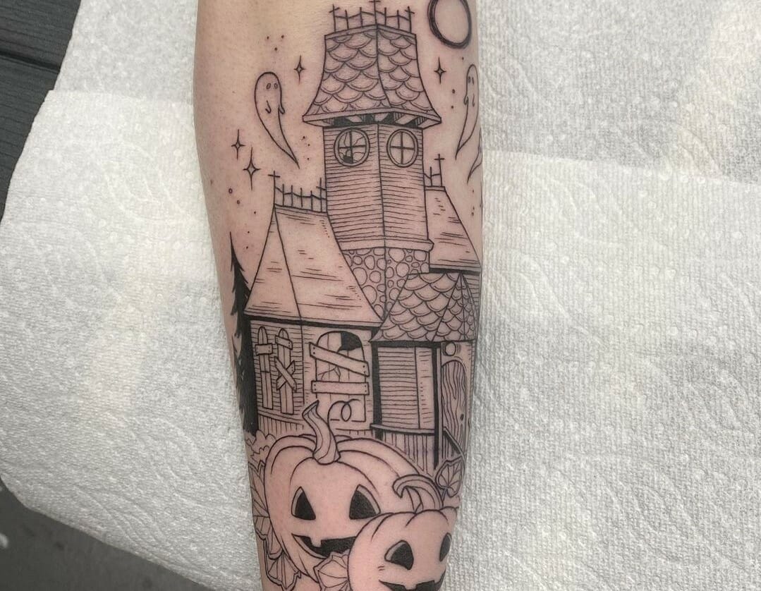 101 Best Haunted House Tattoo Ideas That Will Blow Your Mind Outsons