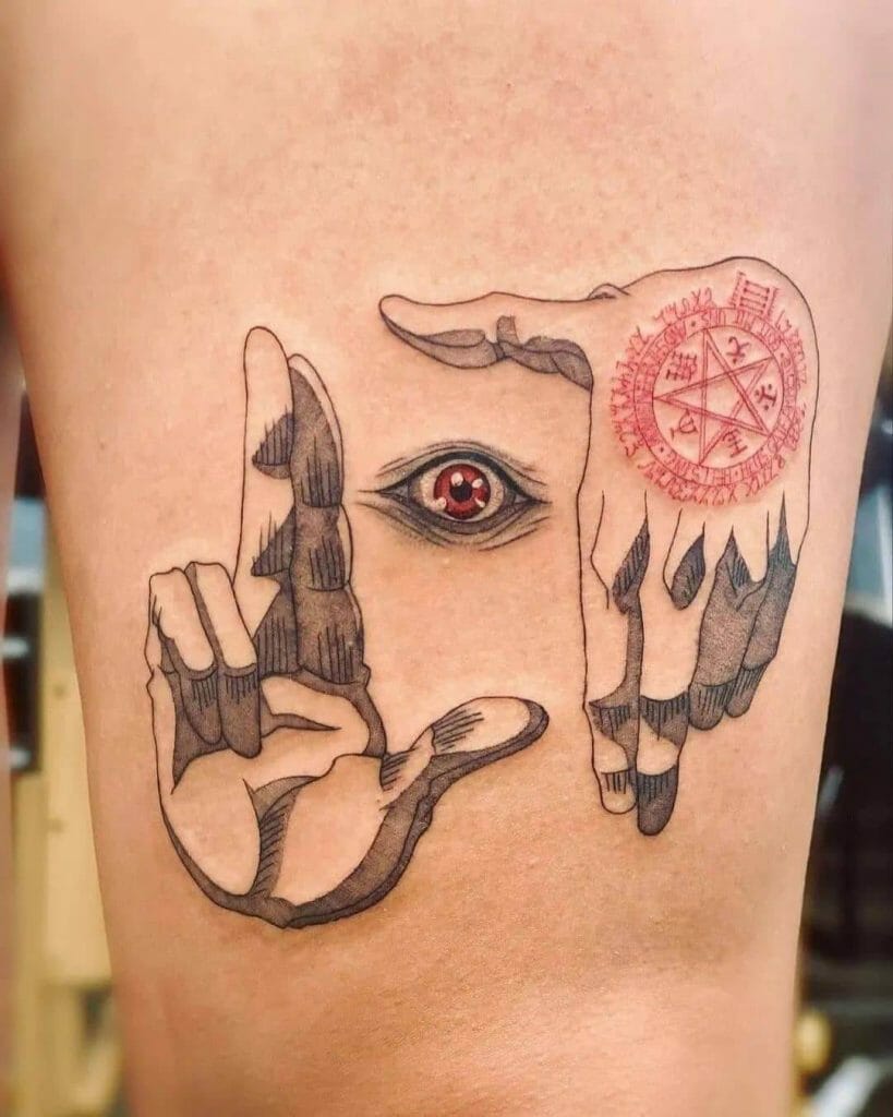 Hellsing Hand Tattoo
