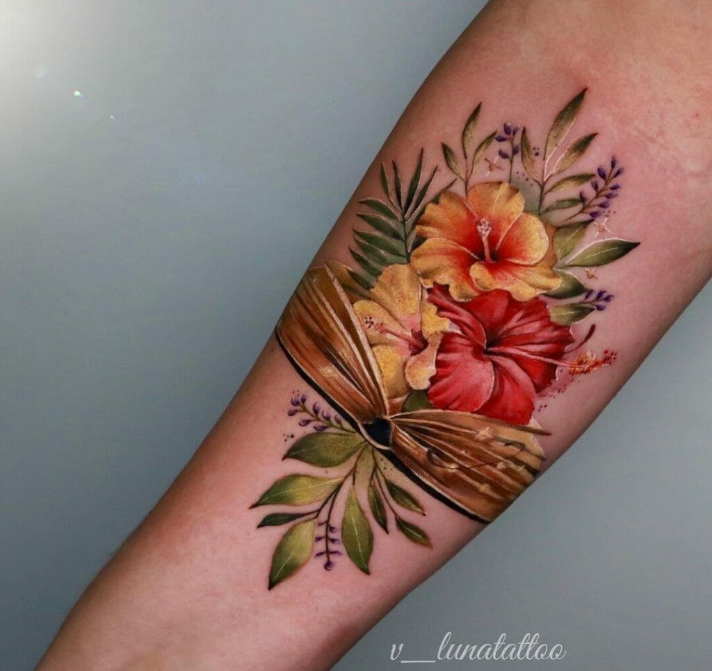 Hibiscus Bouquet Tattoo