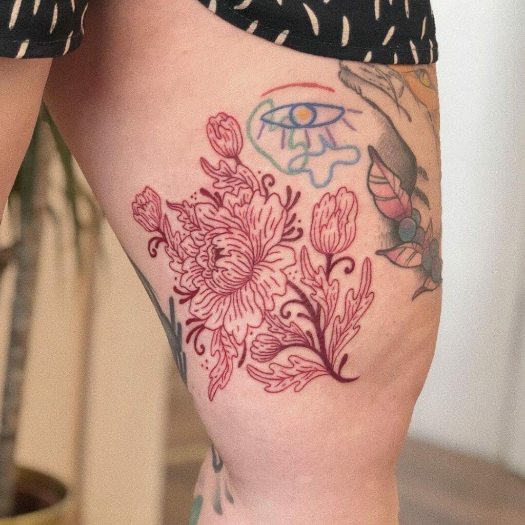 Hippie Flower Tattoo