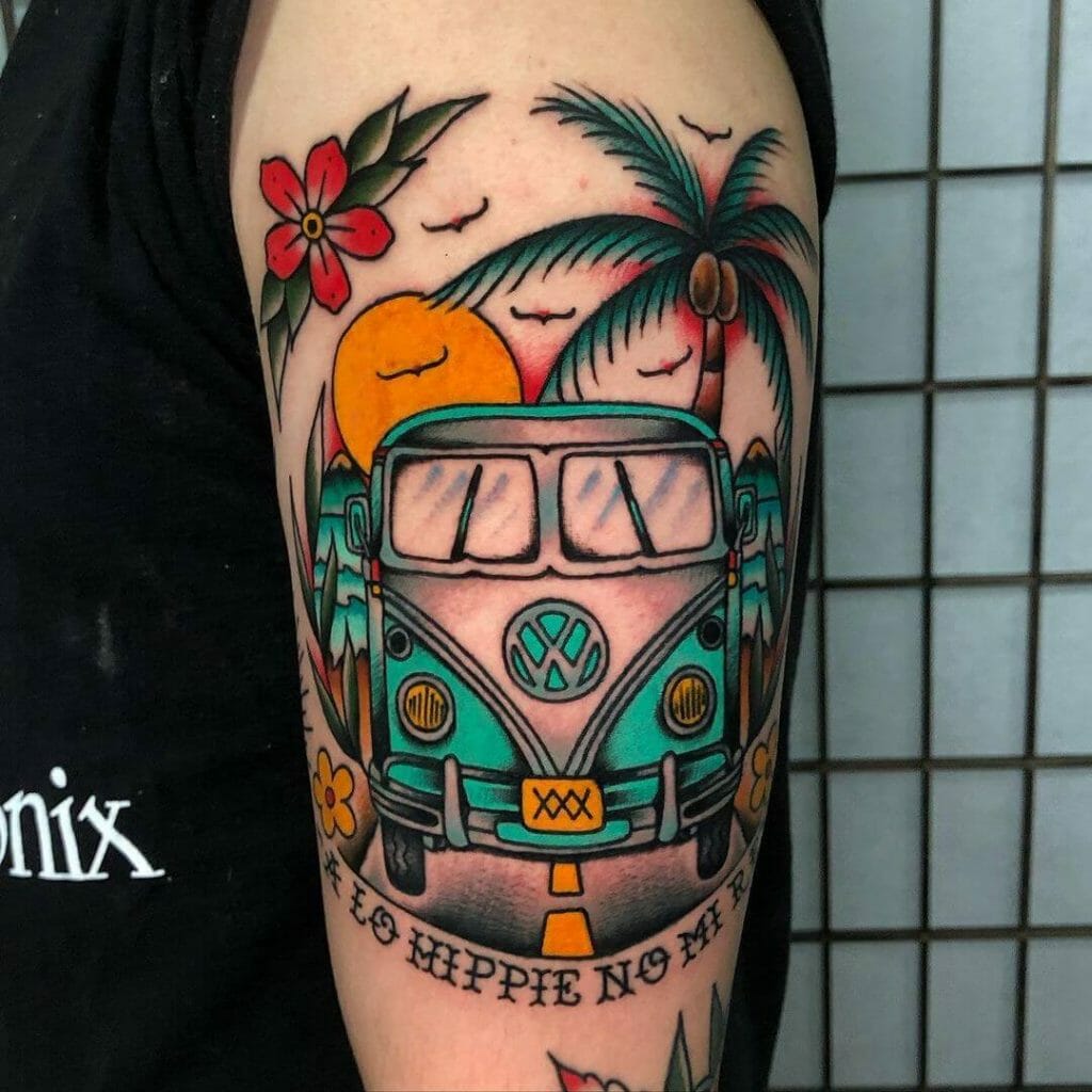Hippie Van Tattoo