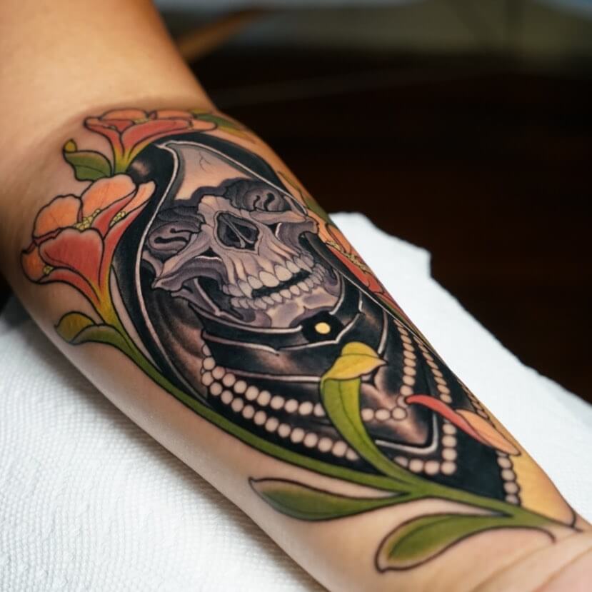 Holy Grim Reaper Tattoo