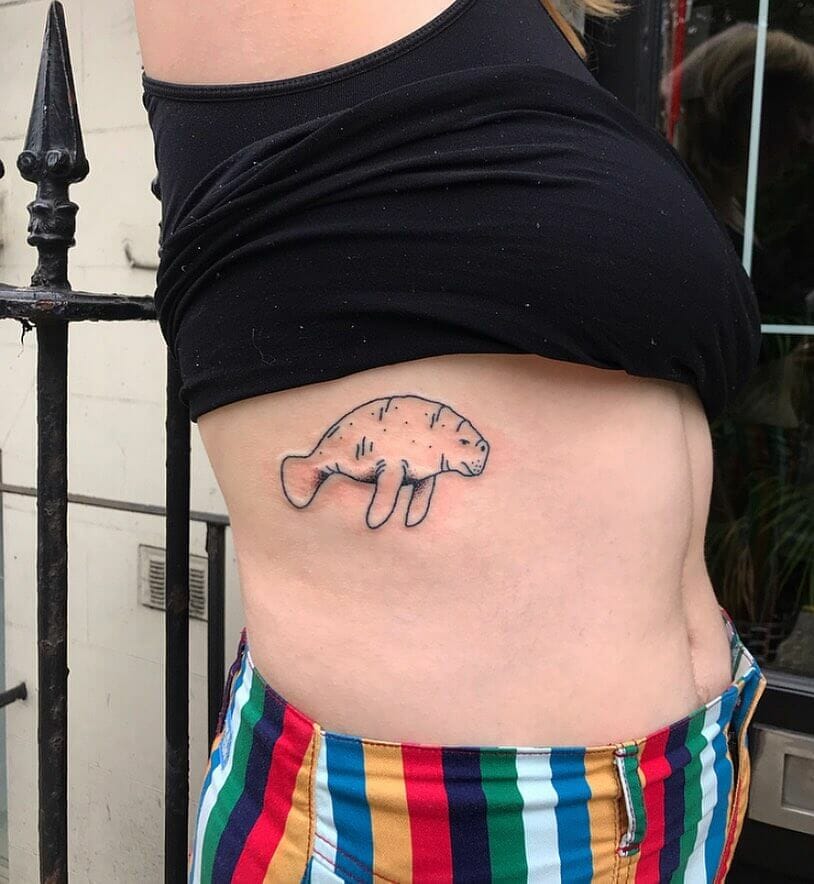 Ideas For Manatee Tattoos That Are Easy To Place Anywhere