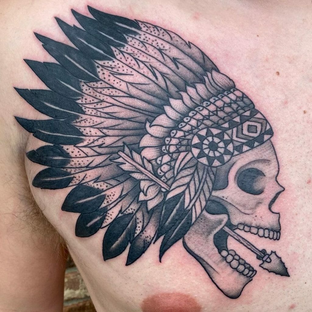 Indian skull Tattoo