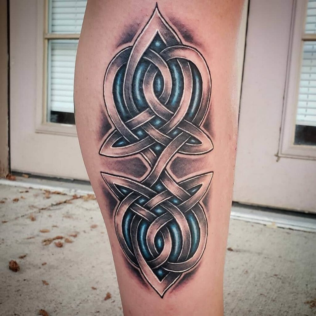 Intertwined Sister Knot Tattoo