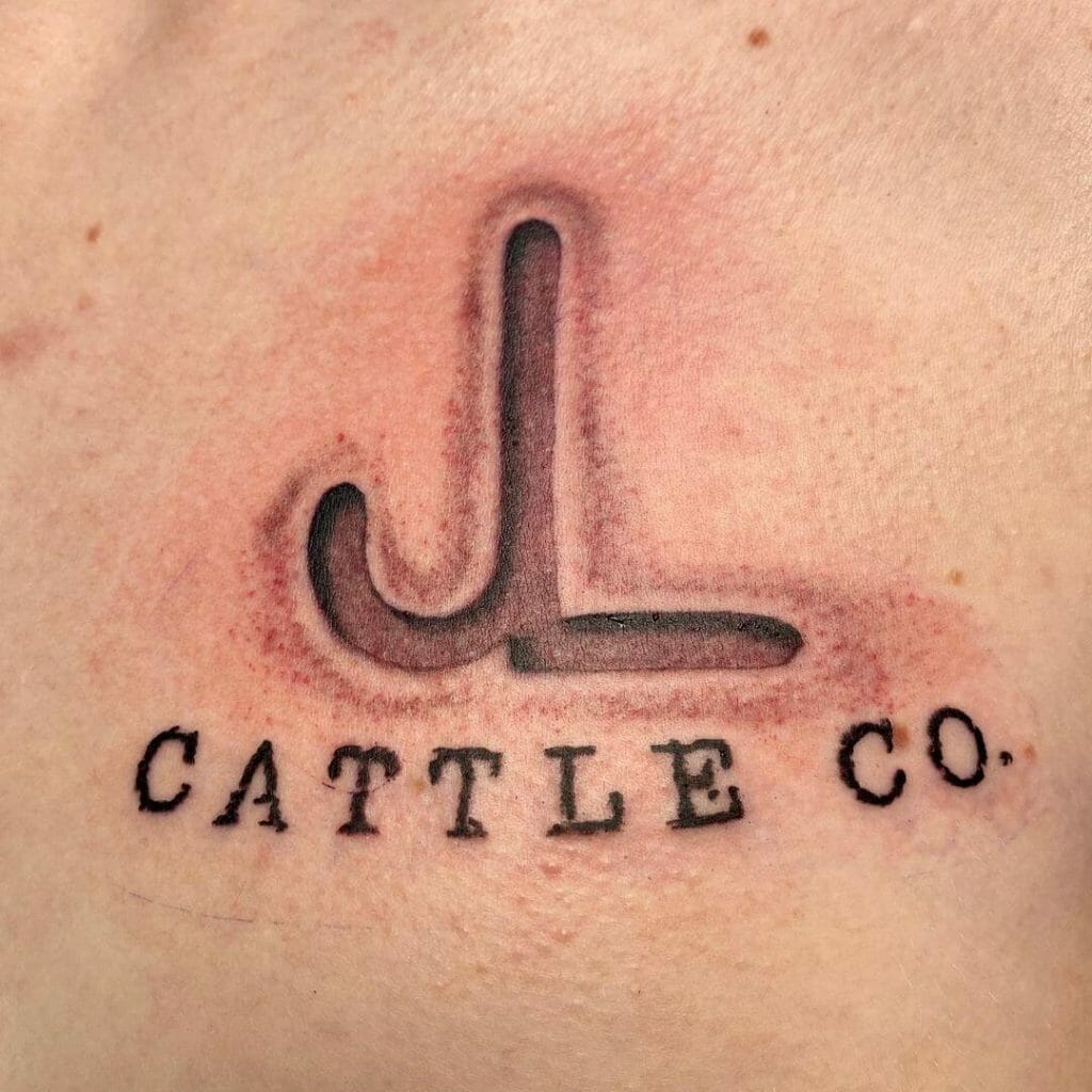 JL Connected Cattle Brand Tattoos