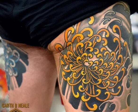 3. Japanese Thigh Tattoos for Men - wide 2