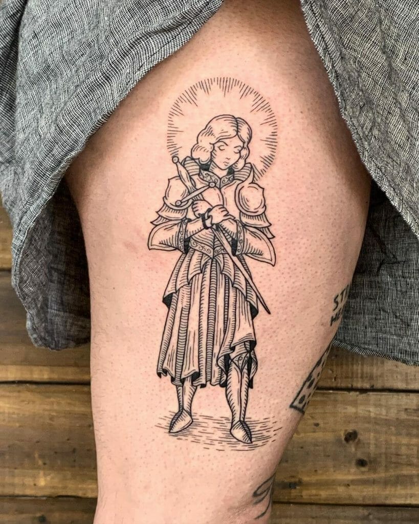 Joan Of Arc Tattoo