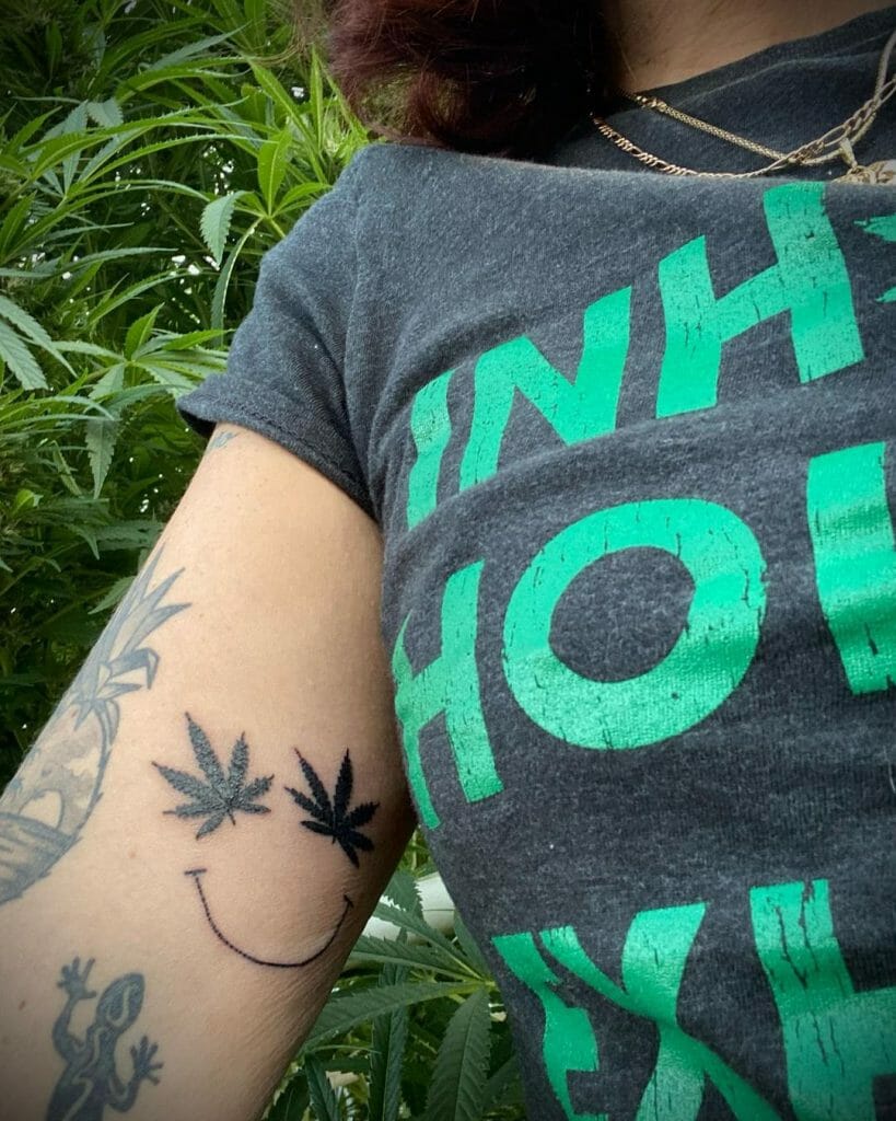 Joyful Best Buds Weed Tattoo Designs