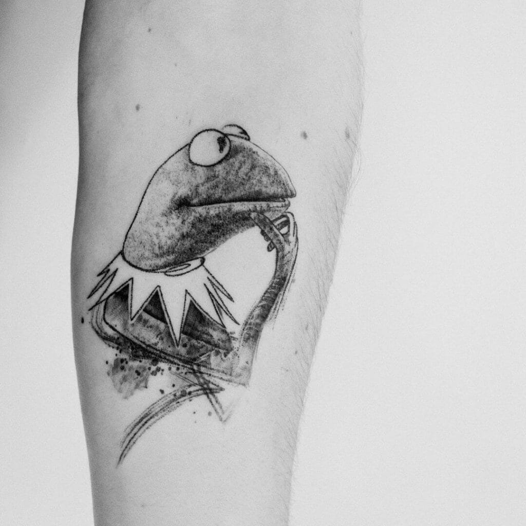 Kermit The Frog Meme Tattoo
