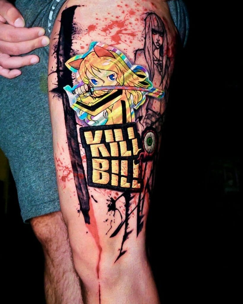 Kill Bill Holographic Work Patch Tattoo