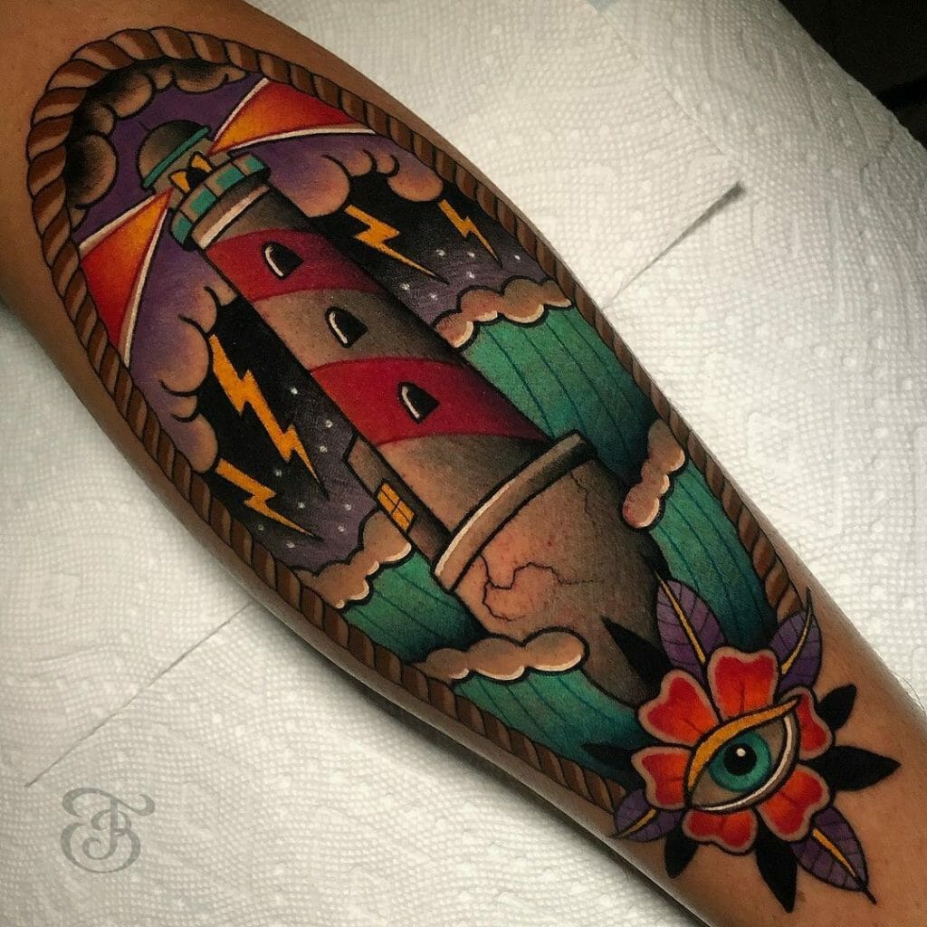Lighthouse Flash Tattoo