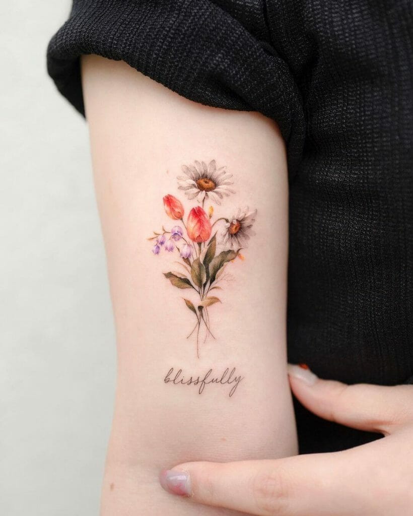 Margarita Flower Tattoo