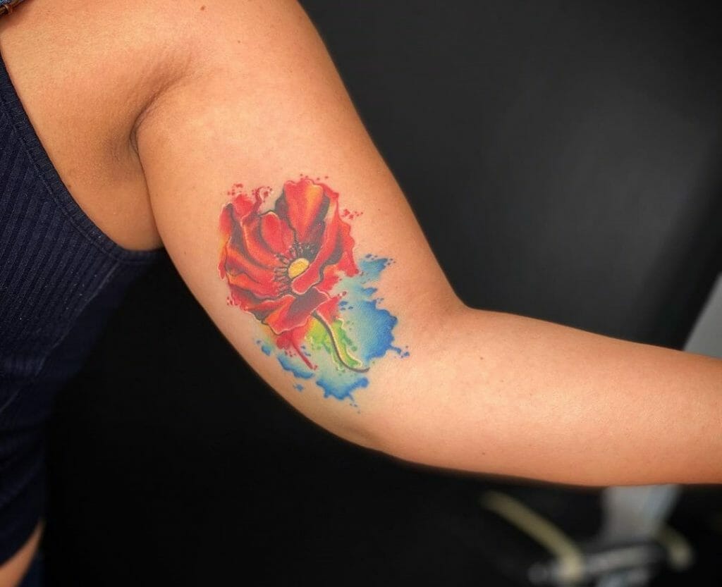 Mexican Flowers Tattoos
