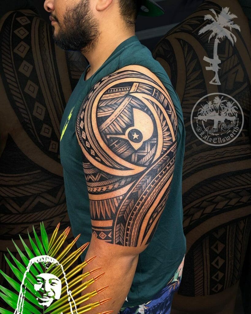 Micronesian Shoulders Tattoo