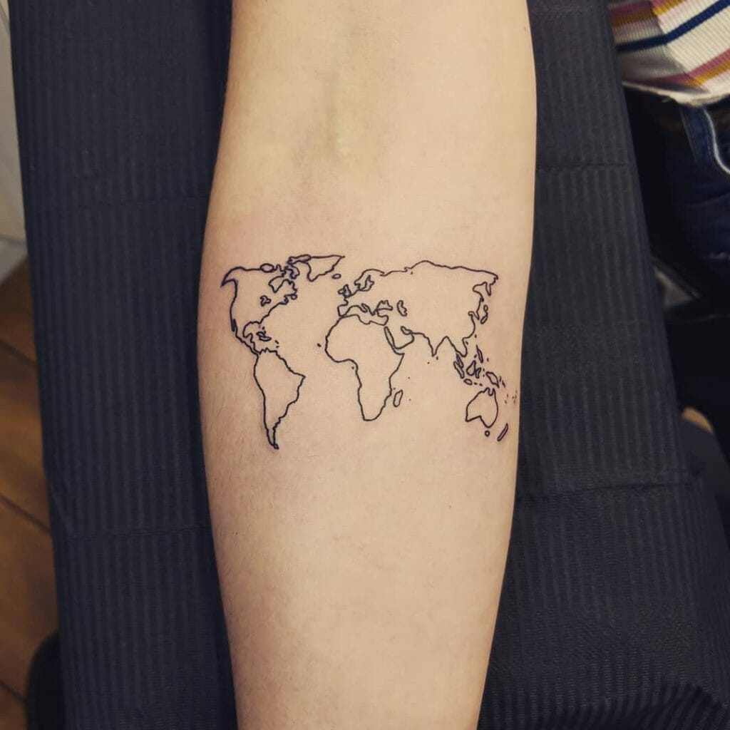 Minimal Tattoos For Who Explore The World