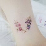 Minimalist Gladiolus Tattoo