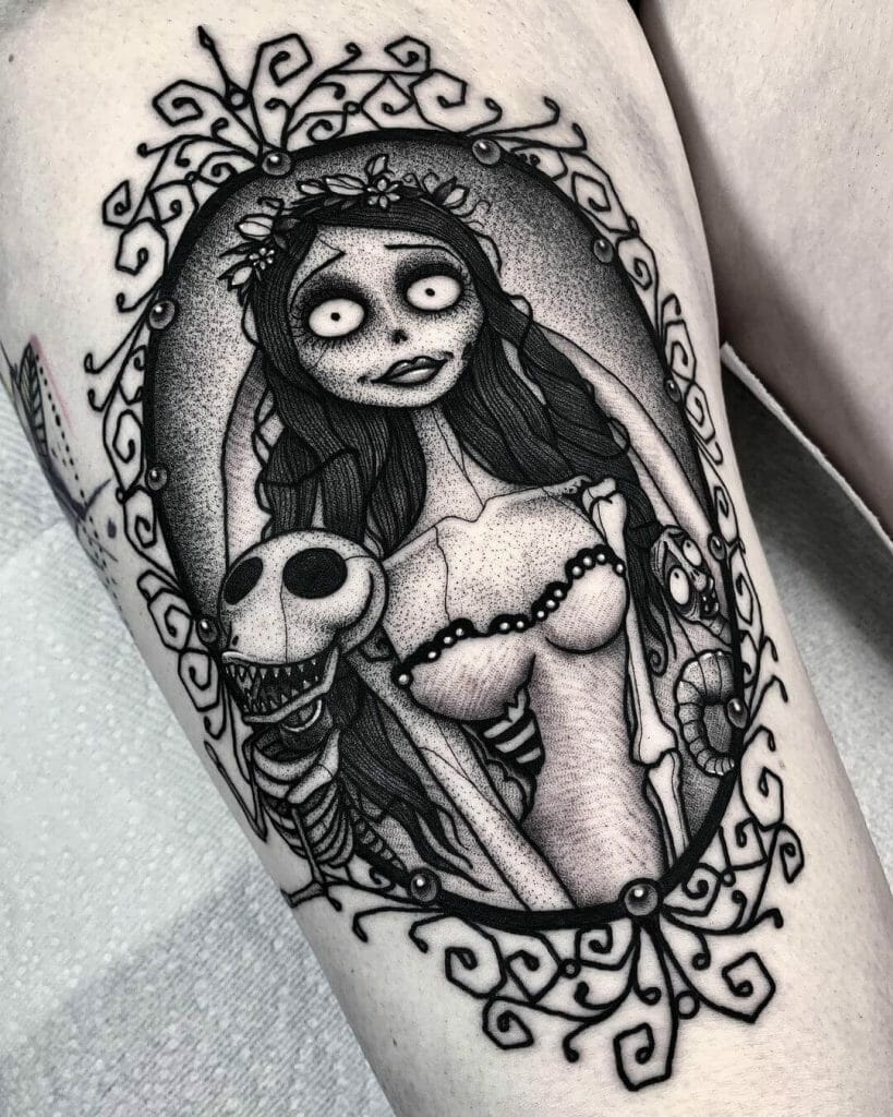 Mirror Corpse Bride Tattoo