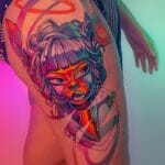 Neon Light Tattoo