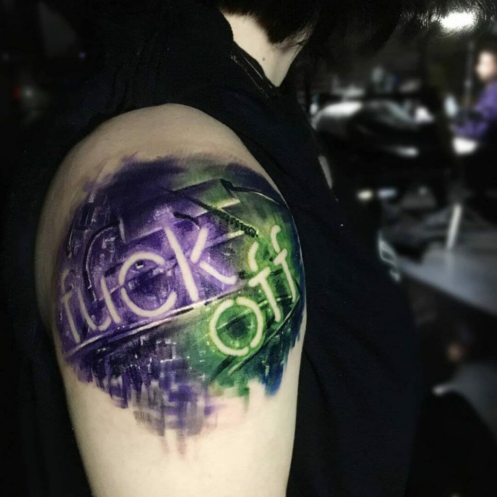 Neon Sign Sleeve Tattoo Ideas